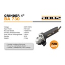Doliz Angle Grinder BA730 720W Mesin Gerinda Tangan Listrik 4 Inch