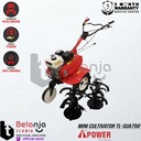 AIPower Mesin Mini Cultivator TL-SUA750 Traktor Bajak Sawah 7 HP