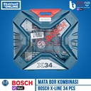 Bosch Mata Bor Kombinasi Obeng X-line 34 Pcs Drill Driver Screwdriver