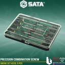 Sata Precision Combination Screwdriver Set 9 PCS Obeng Set Kecil 09316