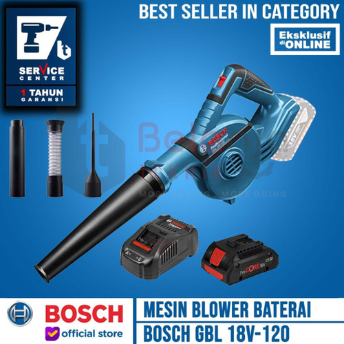 Bosch Mesin Hand Blower Cordless GBL 18V-120 + Baterai Procore 4 AH