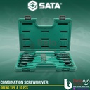 Sata Combination Screwdriver Set 10 Pcs Obeng Tipe A Series 09304E
