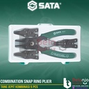 Sata Combination Snap Ring Plier Set 09251 Tang Jepit Kombinasi 5 PCS
