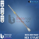 Benz Mata Bor Pahat Bobok Tembok Hex 17 Flat Chisel L 22 MM X 350 MM