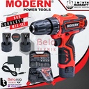 MODERN M13 Bor Cordless Drill Baterai 12 V Batre Tanpa Kabel M 13 Set