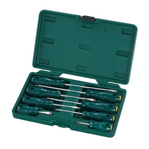 Sata Acetate Screwdriver Set Tool Kit 8 PCS Obeng Plus Minus Set 09306