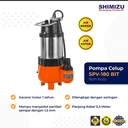 Shimizu Submersible Pump SPV 180 BIT 7 Meter Mesin Pompa Celup SPV180