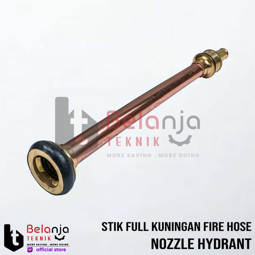 Nozzle Hydrant Pemadam Api 1.5 Inch Stik Full Kuningan Fire Hose 1.5"