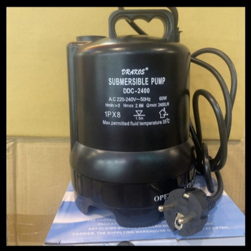 Drakos Pompa Air Celup DDC 2400 Submersible Pump Kolam Ikan DDC2400