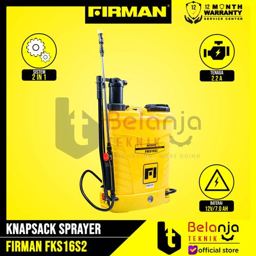 Firman Sprayer Elektrik Manual 2IN1 FKS 16 S2 Alat Semprot Hama SNI