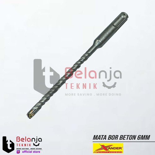 Xander Masonry Drill Bit for Concrete 6MM X 100MM Mata Bor Beton SDS