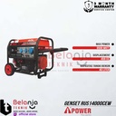 AIPower Genset RUS14000CEW Generator Bensin 8500 Watt Manual Starting