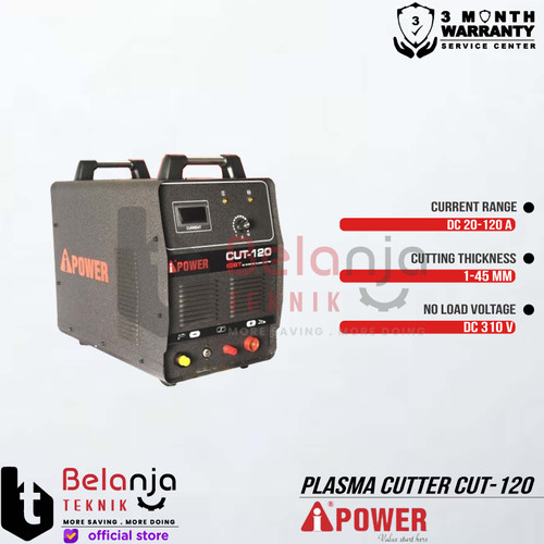 AIPower Mesin Pemotong Plasma Cutter Cut-120 Full Bridge IGBT 380 V