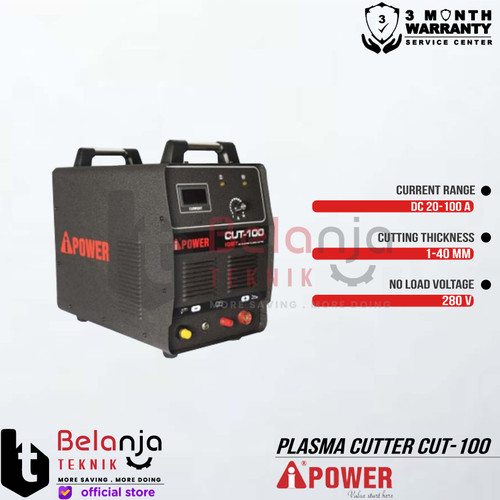 AIPower Mesin Pemotong Plasma Cutter Cut-100 Full Bridge IGBT 380 V