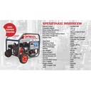 AIPower Genset IN5000CEW Generator Bensin 3000 Watt Manual Starter