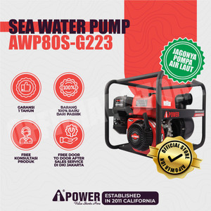AIPower Pompa Irigasi Air Laut AWP80S-G223 3 Inch Sea Water Pump 3" In
