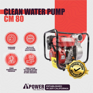 AIPower Pompa Air Irigasi CM80 3 Inch Bensin Clean Water Pump 3" In 7M