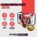 AIPower Pompa Air Irigasi CM80 3 Inch Bensin Clean Water Pump 3" In 7M