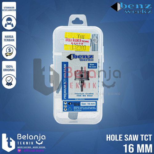 Benz Matabor Stainless 16 MM Hole Saw TCT 16 mm Holesaw 166 MM