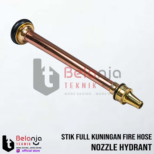 Nozzle Hydrant Pemadam Api 1.5 Inch Stik Full Kuningan Fire Hose 1.5"
