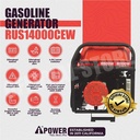 AIPower Genset RUS14000CEW Generator Bensin 8500 Watt Manual Starting