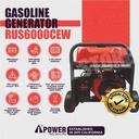 AIPower Genset RUS6000CEW Generator Bensin 3800 Watt Manual Starting