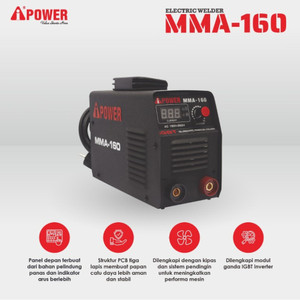 AIPower Mesin Trafo Las DC Inverter MMA 400 Travo Las IGBT 3 Phase