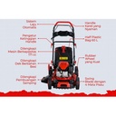 AIPower Lawn Mower LMA20S Mesin Potong Rumput Dorong Bensin 20 Inch