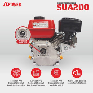 AIPower Engine Gasoline SUA-200 Plus 6.5 HP Mesin Penggerak Bensin