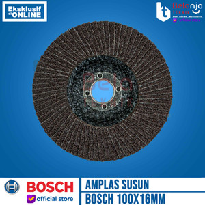 Bosch Flap Disc Metal Mata Batu Gerinda Amplas Susun 4 Inch Grit 60 4"