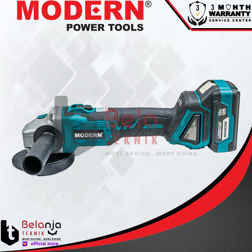 MODERN M 23 Gerinda Tangan 4" Gurinda Tangan Cordless Baterai M23