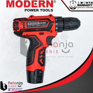 MODERN M13 Bor Cordless Drill Baterai 12 V Batre Tanpa Kabel M 13 Set