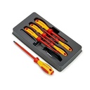 Knipex Screwdriver Set VDE 6Pcs Obeng Listrik Set 00 20 12 V01