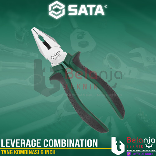 Sata Leverage Combination Pliers 05501 6" In Tang kombinasi 6 Inch