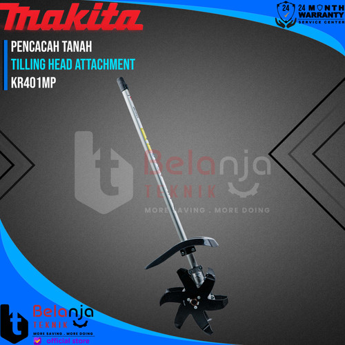 Makita Cultivator Tilling Head Attachment DUX60 Pencacah Tanah KR401MP