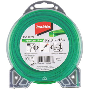 Makita Four Leave Nylon Cord 2 MM X 15 M Senar Potong Rumput E-01769