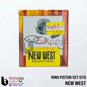 New West Piston Ring Set 070 Ring Seher 070 Sparepart Mesin Chainsaw