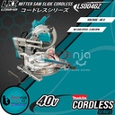 Makita Mesin Gergaji Potong Kayu LS004GZ 40V Mitter Saw Slide Cordless