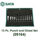 Sata Pahat Set Set 13 PCS 09164 Punch + Chisel Set Perkakas