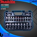Makita Router Bit Set 22 Pcs Mata Trimmer Profil Kayu 8 MM D-74778