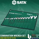 Sata Kunci Ring Pas Set 23 PCS 09027 Combination Wrench Metric 6-32 MM
