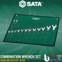 Sata Kunci Ring Pas Set 14 PCS 09026 Combination Wrench Metric 8-24 MM