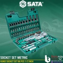 Sata Kunci Socket Set 86 PCS 1/2 Inch 09013 DR 6 PT Socket Set Metric