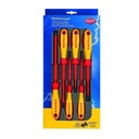Knipex Screwdriver Set VDE 6Pcs Obeng Listrik Set 00 20 12 V01