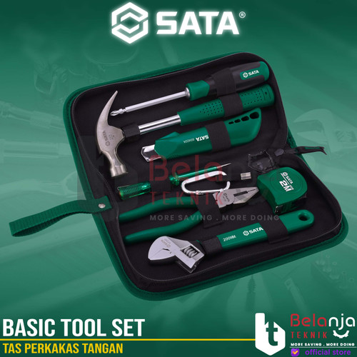 Sata Basic Tool Set 7 PCS 06001 Tas Perkakas Tangan Tool Kit Set