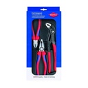 Knipex Pliers Set 3 Pcs 00 20 09 V01 Tang Set Kombinasi Potong 3 Pcs