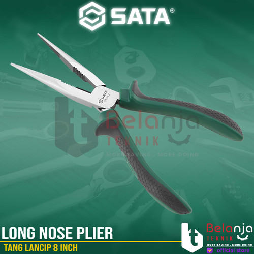 Sata Long Nose Plier 8" In 05512 Tang Lancip 8 Inch Tang Lancip