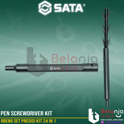 Sata Obeng Set Presisi Kit 24 In 1 Magnetic Screwdriver Set 05108