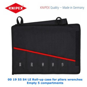 Knipex Roll-up Case Pliers Wrenches 00 19 55 S4 LE Tas Perkakas Kunci