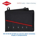 Knipex Roll-up Case Pliers Wrenches 00 19 55 S4 LE Tas Perkakas Kunci
